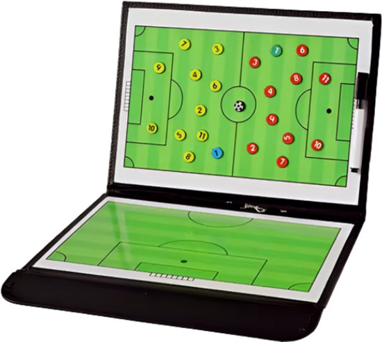 ZOETTT Tacktiekbord Voetbal - Coachbord voetbal - Coachmap - Inclusief magneten en marker