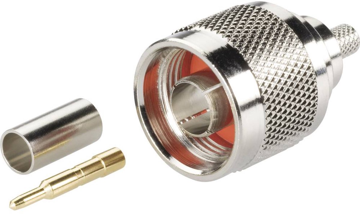 TRU COMPONENTS 1579254 N-connector Stekker, recht 1 stuk(s)