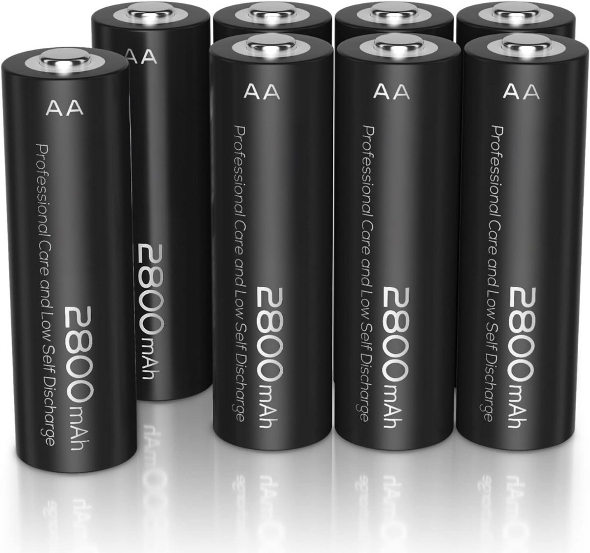 MKSS® Oplaadbare Batterijen AA - Set van 8 - 2800 mAh