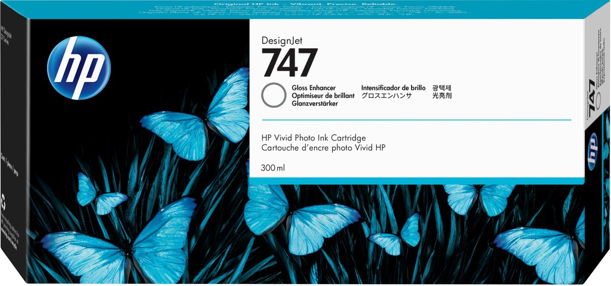 HP 747 300-ml Gloss Enhancer Cartridge