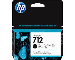 Original Ink Cartridge HP Cartucho de Tinta HP DesignJet 712 negro de 38 ml Black