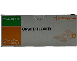 Opsite Flexifix 15 cm × 10 m – transparante fixatiefilm – waterdicht en ademend