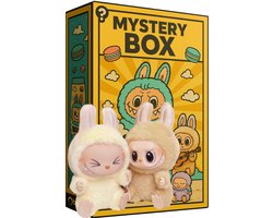 Mystery Box - Big into Energy Series ''The Monster'' Sleutelhanger – 12 cm - Limited Edition - Super schattig knuffelmonster/elfje - Geïnspireerd op het populaire Pop Mart Labubu pop design - Monster sleutelhanger