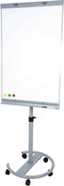 2-In-1 Verrijdbare Flipover Magnetisch Whiteboard Op Wielen - Flipchart Notitie Bord Stand - Staand Schrijfbord Standaard Met Toebehoren - Inclusief Papier Marker & Magneten