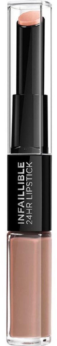 Bol.com L’Oréal Paris Infaillible 24H Lipstick - Verzorgende Lippenstift Verrijkt met Hyaluronzuur - 113 Invincible Sable -5.7 ml aanbieding