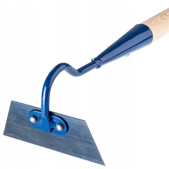 KADAX Tuinhak van metaal, hak met steel van hout, onkruidhaak voor het losmaken, luchten en wieden van de grond, tuinaccessoires voor het verwijderen van onkruid (W: 12 cm, trapeziumvorm) van Merkloos	 — afbeelding 2