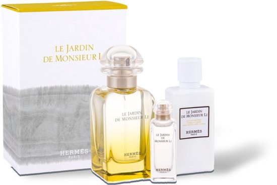 Hermes - Le Jardin de Monsieur Li EDT 50 ml, tělové mléko 40 ml a miniaturka EDT 7,5 ml - Eau De Toilette - 50ML
