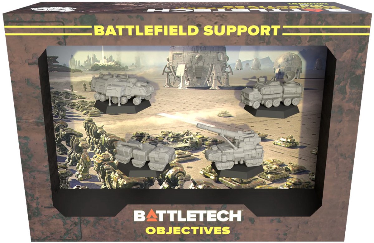 BattleTech: Battlefield Support Objectives - Miniatures - Catalyst Game Labs