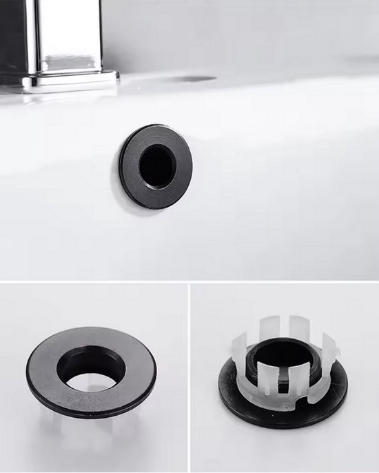 Knaak Wasbak Overloop - Overloop Rozet - Afvoerplug - Ring - Badkamer Knaak Wasbak Overloop - Overloop Rozet - Afvoerplug - Ring - Badkamer