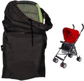 Universele transporttas voor kinderwagens, reistas voor kinderwagens in het vliegtuig, reistas voor kinderwagens, kinderwagentas voor vliegreizen, kinderwagentransporttassen voor treinreizen op de luchthaven (117 x 53 x 33 CM) Cyslmuk