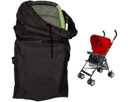 Universele transporttas voor kinderwagens, reistas voor kinderwagens in het vliegtuig, reistas voor kinderwagens, kinderwagentas voor vliegreizen, kinderwagentransporttassen voor treinreizen op de luchthaven (117 x 53 x 33 CM) Cyslmuk