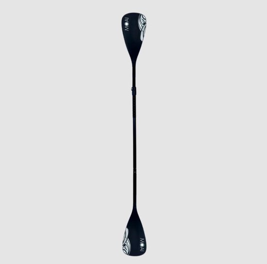 MOAI dual sup kajak peddel - aluminium - zwart - max 215 cm