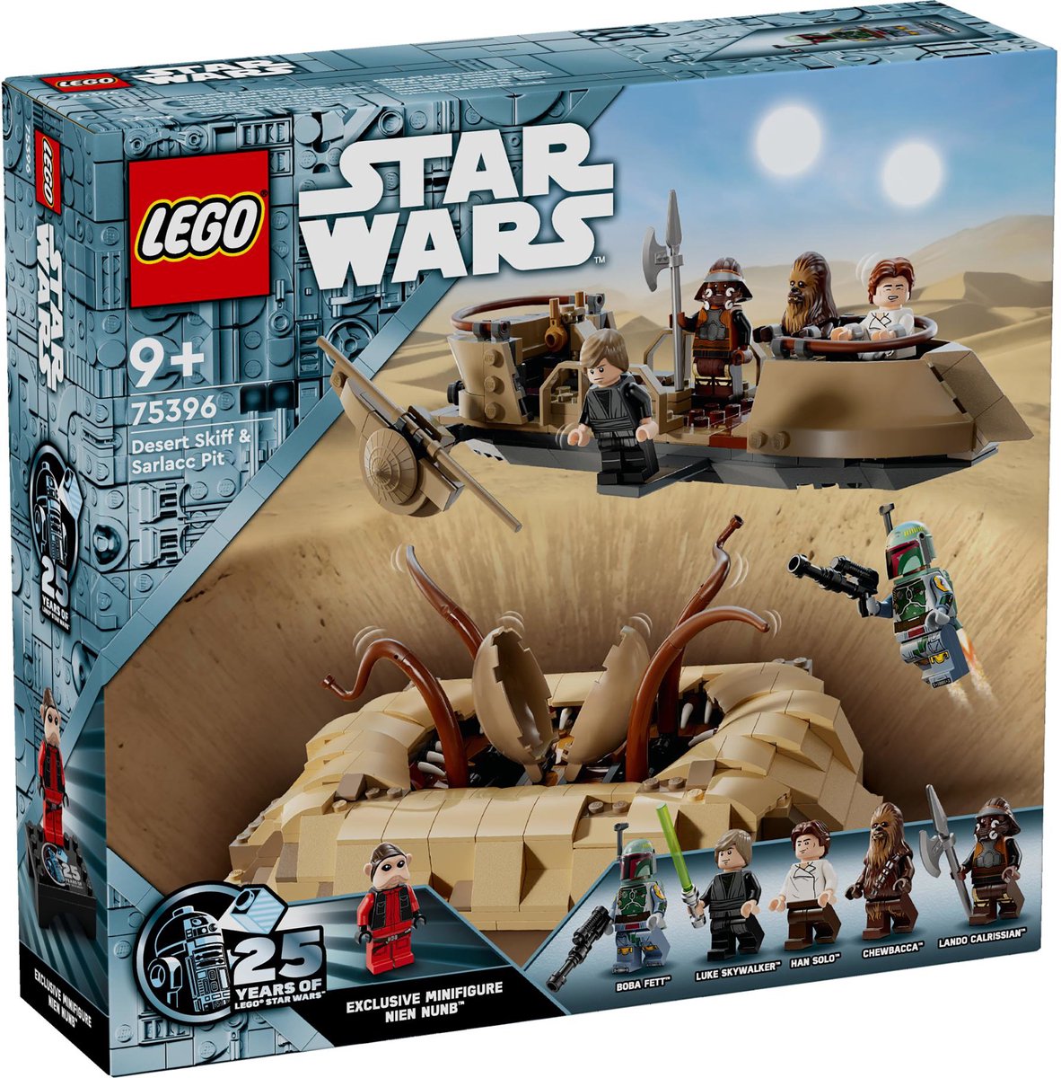LEGO 75396 Star Wars Desert Skiff en Sarlacc-kuil