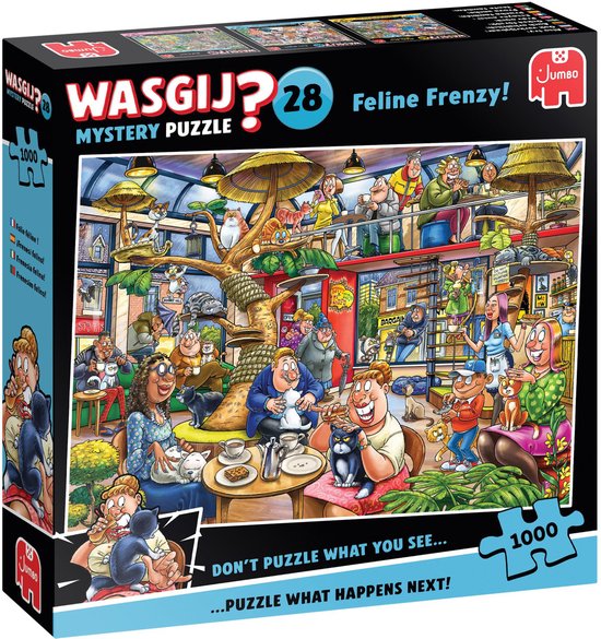 Wasgij Mystery 28 - Kat-en-Muisspel! - 1000 Stukjes puzzel - Legpuzzel