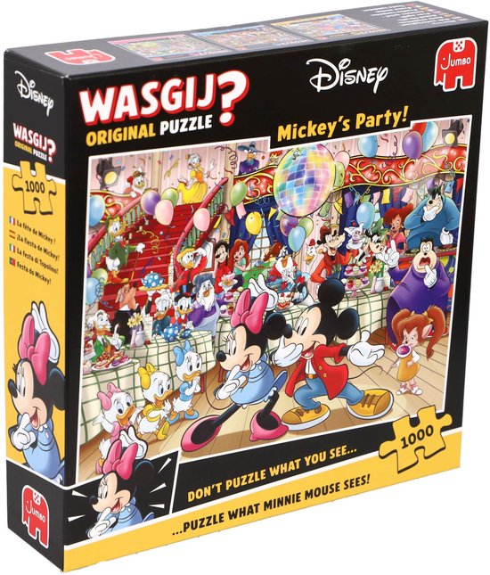 Wasgij Original - Disney - Mickey's Feestje! - 1000 stukjes - Legpuzzel - Puzzel