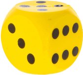 Atabiano - Dobbelsteen - Foam - Geel - 15cm