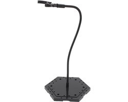 Actiefiguurstandaard, ABS roestvrij stalen popfiguur displaybeugel, stop-motion modelbeugel voor 6 inch poppen (zwart)