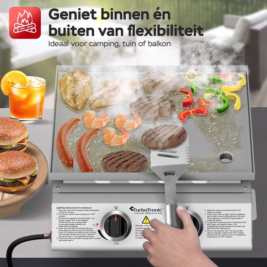 Turbotronic BBQ6 Tafelgrill van TurboTronic — afbeelding 3