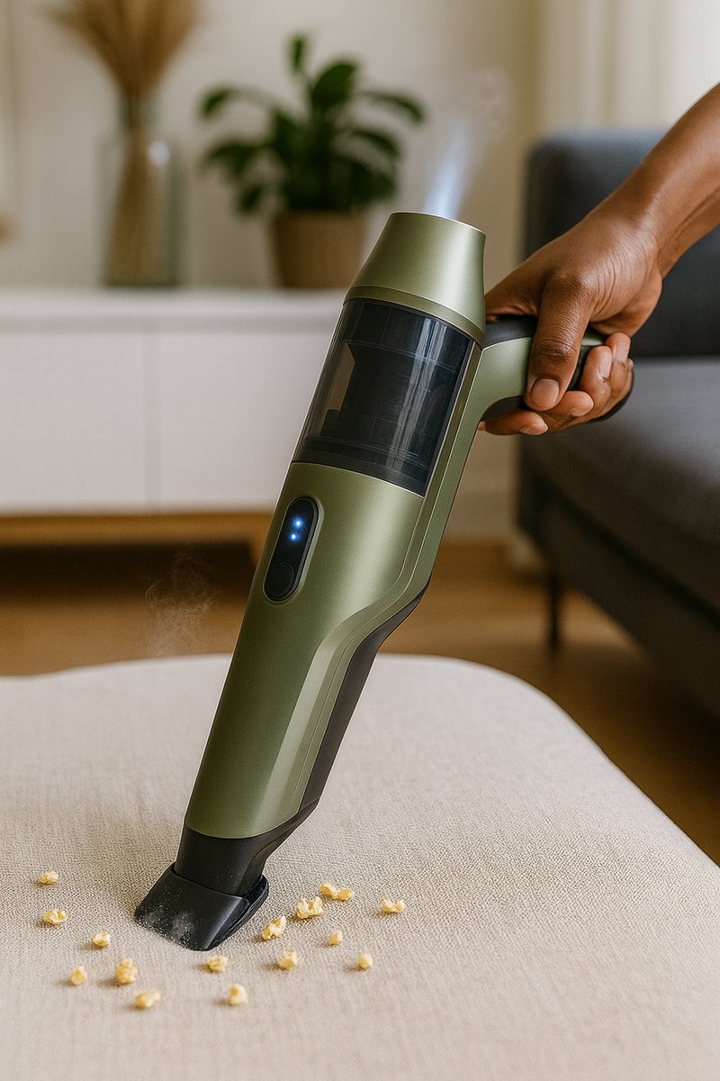 Fameilleur Draadloze Kruimelzuiger 90W met Oplaadstation - Fameilleur - €99,00