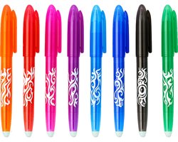 Innovaland - Uitgumbare Pennen - Set Van 8 Stuks - Pen - Uitwisbare Pen - Pennen - Uitwisbare Stift - Stiften - Kleur - Kleuren