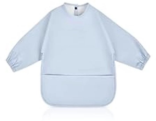 Tablier enfant Dutsi - Imperméable et ajustable - 6-12 mois - Bleu clair