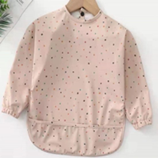 Dutsi - Tablier enfant - Déperlant et ajustable - 12-18 mois - Pois