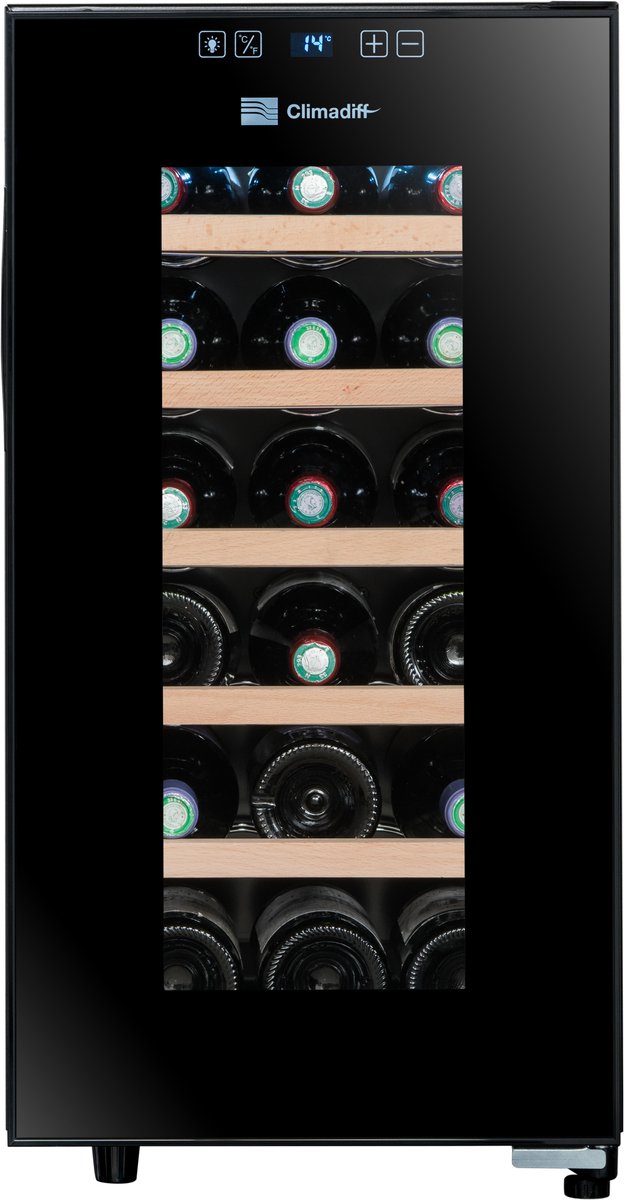 Climadiff CUVEE18 - Wijnkoelkast voor 18 flessen -