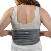 Chillaxy - Pittenkussen - Kersenpitkussen - Pittenzak magnetron - Warmtekussen - Elastische band - Inclusief verlengband - Grijs