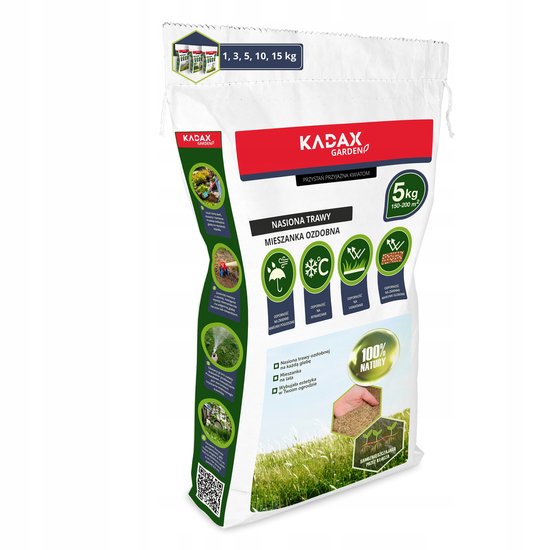 Foto: Kadax siergras 200 m siergraszaad graszaadmengsel graszaad effectief zaad graszaadmengsel gras zaadmengsel 5 kg 
