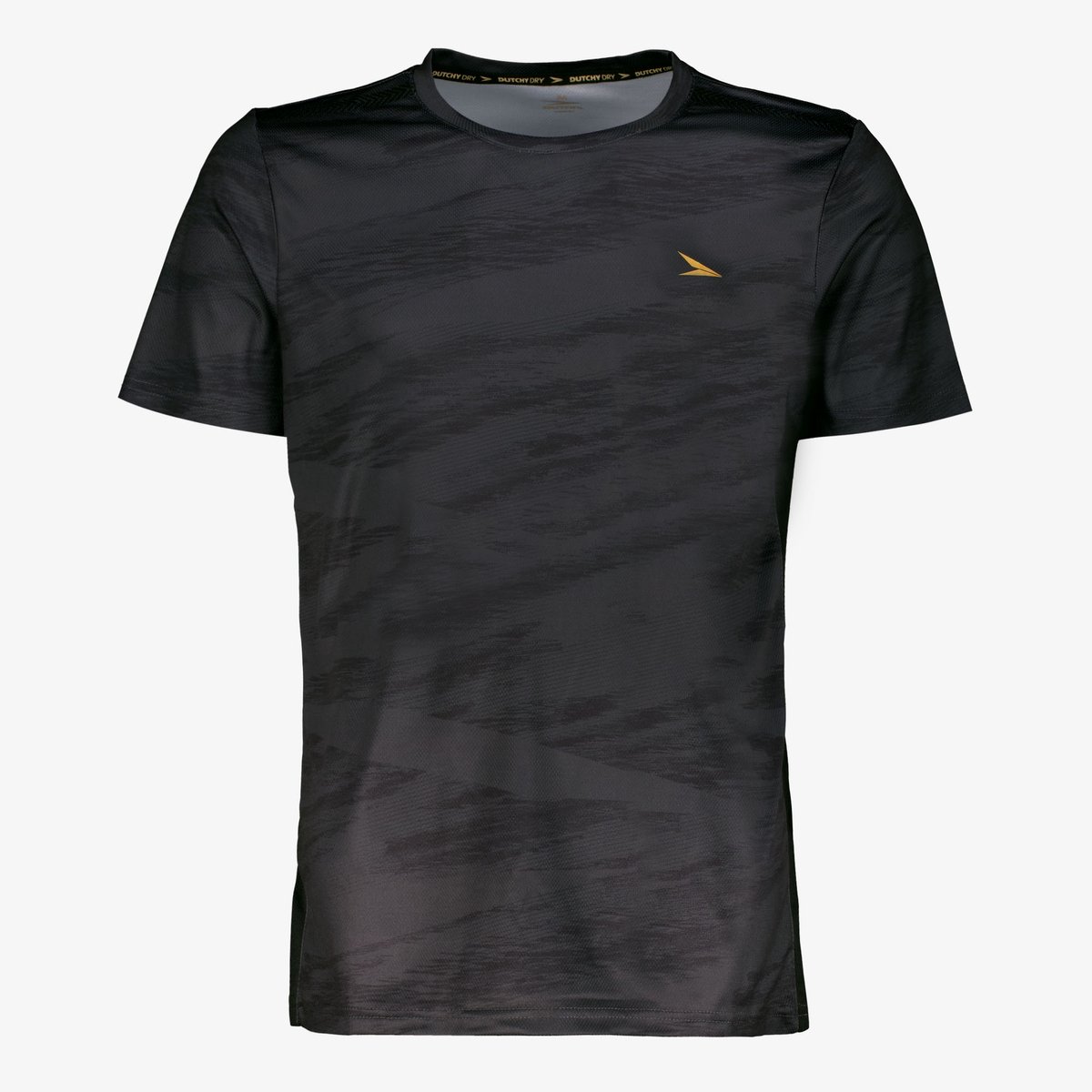 Dutchy Dry heren voetbal T-shirt zwart - Maat S