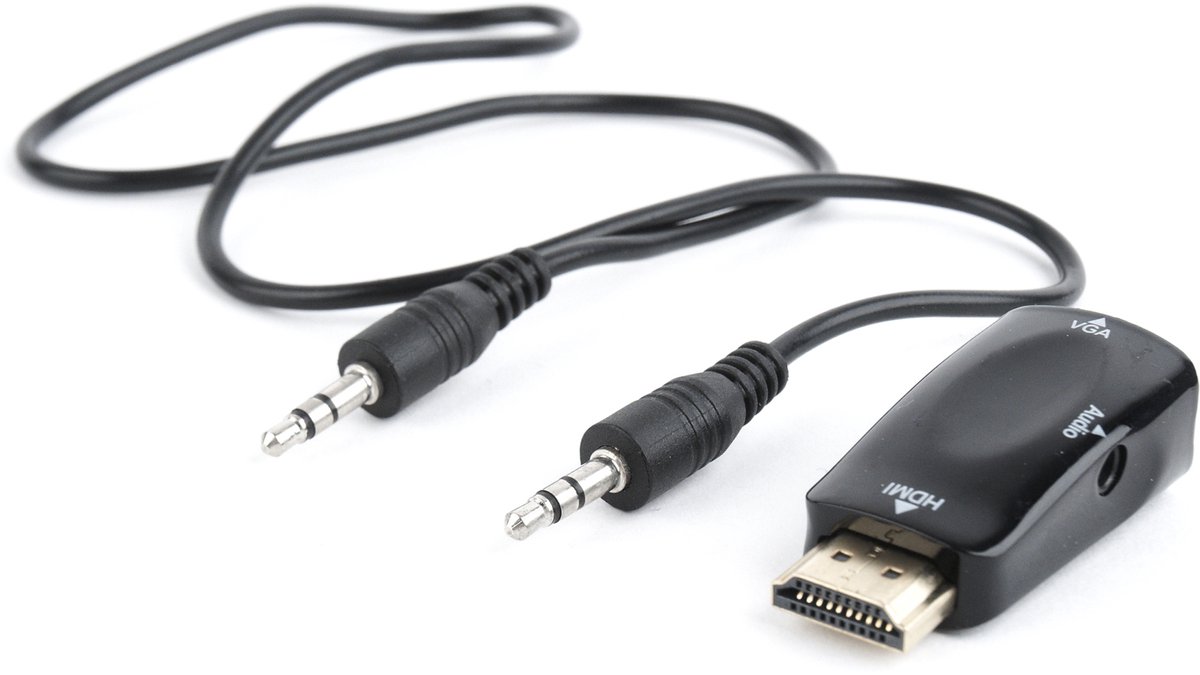 CablExpert A-HDMI-VGA-02 - Adapterstekker HDMI - VGA, met audio