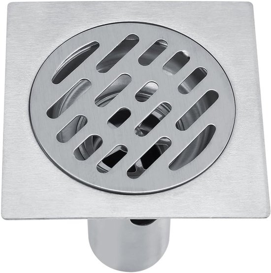 Volledige RVS Haarfilter tbv Douchegoot 3862740