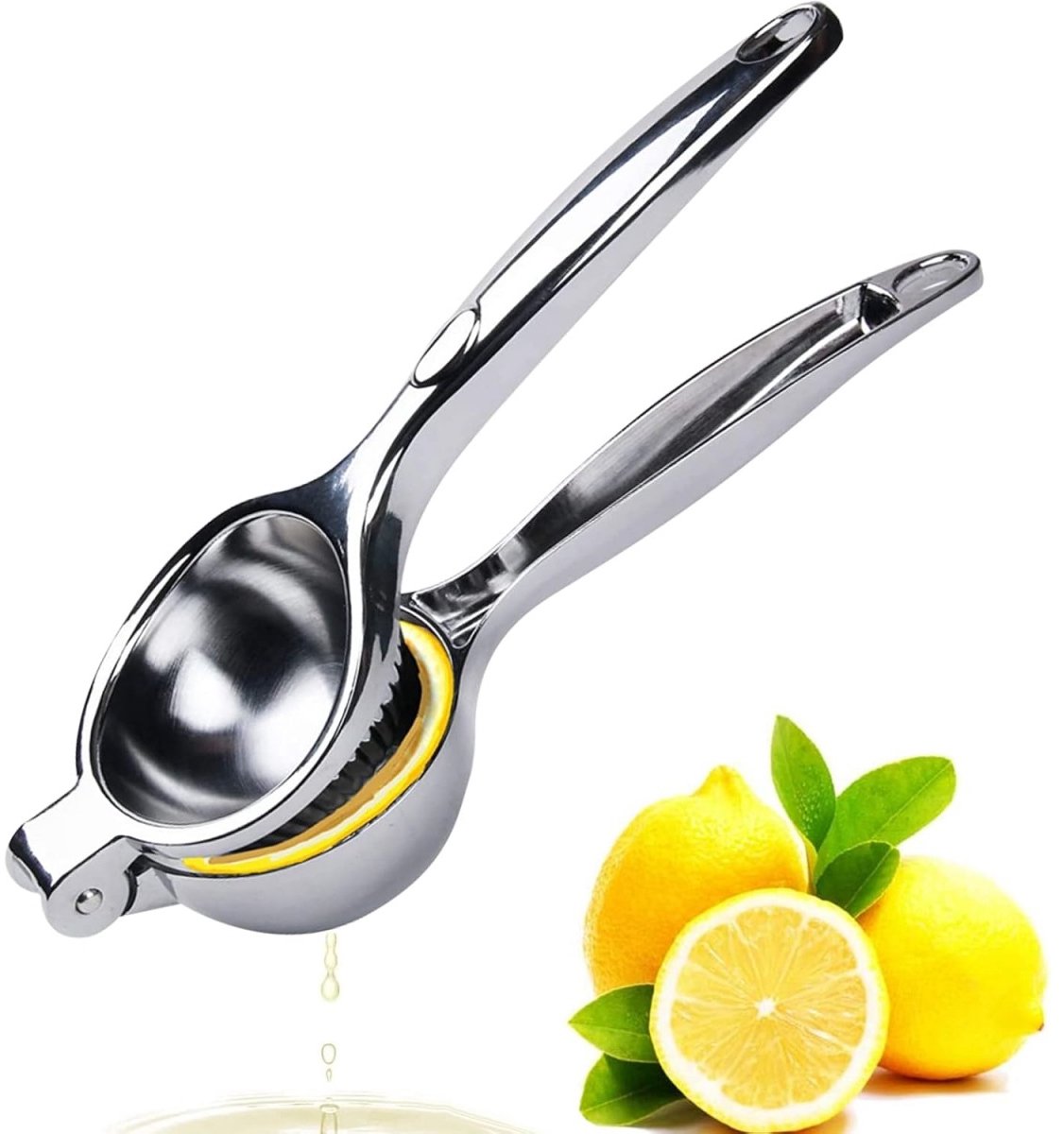 TOVBMUP Citruspers - Handmatige sapcentrifuge - Citroenpers - Diameter 7 cm - Duurzaam - Geschikt voor keukens, bars, restaurants - Veilig en duurzaam