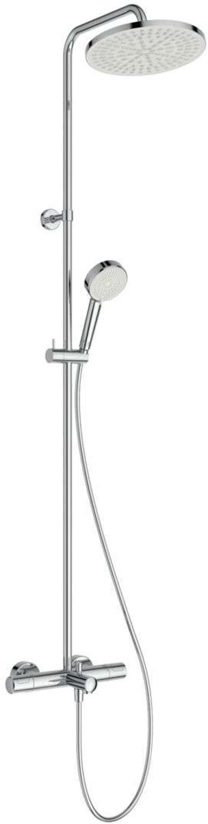 Ideal Standard Ceratherm T25 - Doucheset met badthermostaat, diameter 25 cm, 2 jets, chroom A8480AA