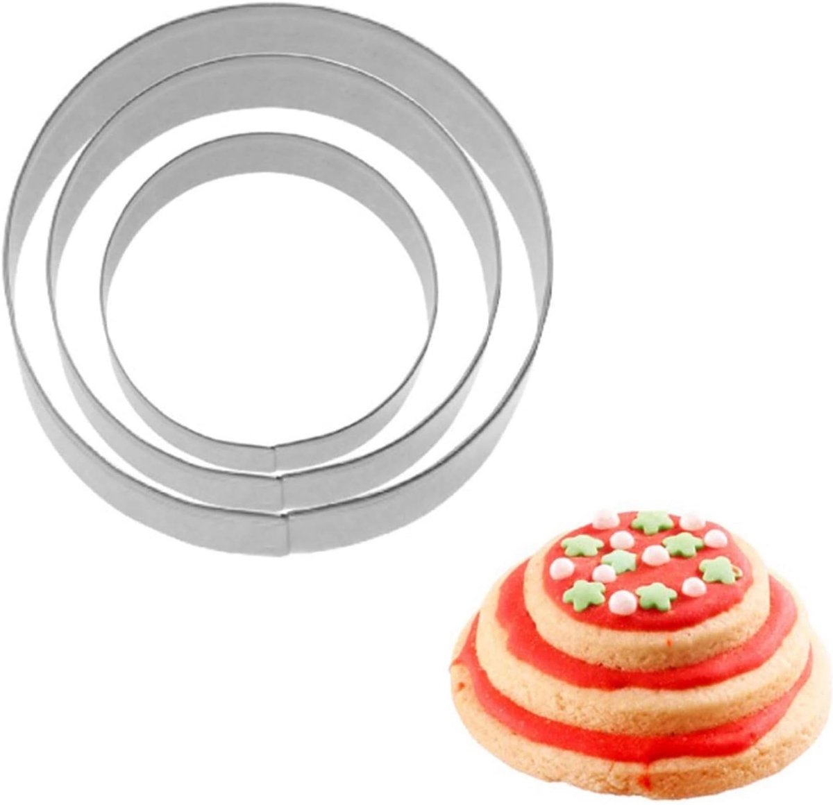 Westmark 3 Patio Uitsteekvormpjes »Ring glad«, 4,5,6 cm, los met EAN, 35202291