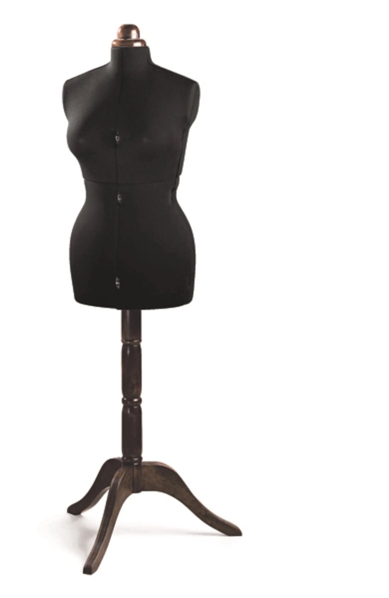 Lewenstein Lady Valet verstelbare dames Paspop Zwart Medium