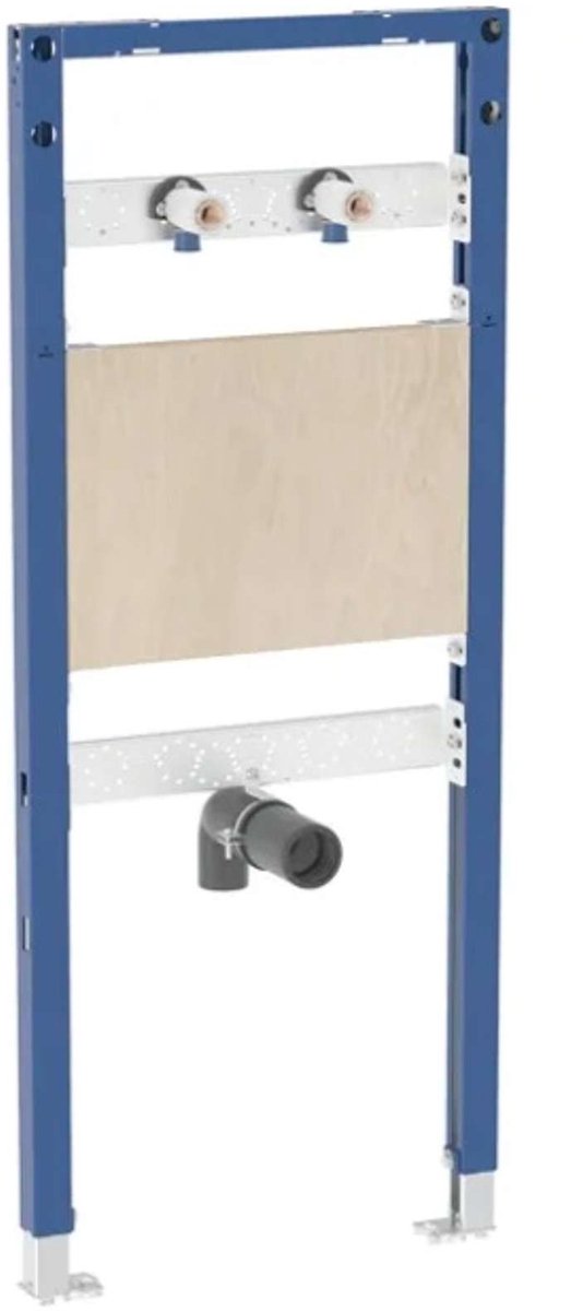 Geberit Duofix - Montagestuk voor uitstortgootsteen, 130 cm, wandarmatuur voor opbouwmontage 111.450.00.2