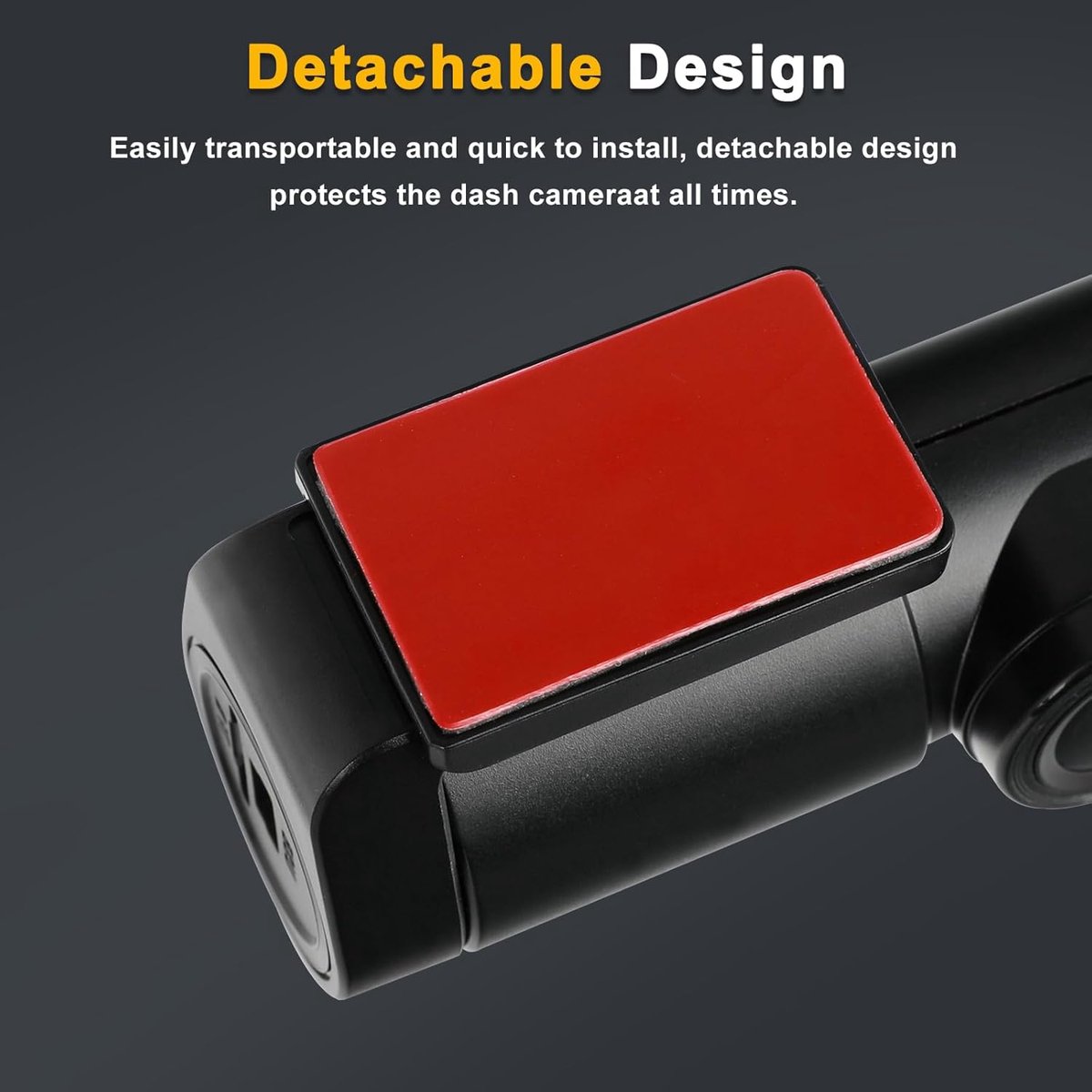 Dashcam - Frontcamera - Autocamera - 1080P - WiFi - Autodashcam - Met 0,96 inch minischerm - Met SD-kaart - Parkeerbewaking - Nachtzicht - 140° groothoek - App-bediening - G-sensor - Eenvoudig te installeren - Zwart – foto 4
