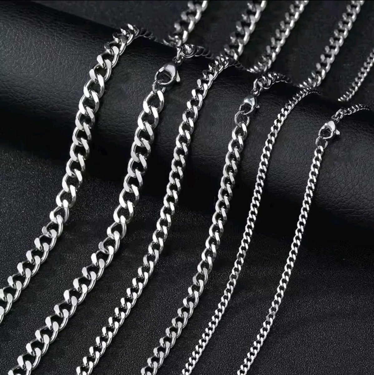 Strakke en Stoere RVS Ketting – 50CM - 7mm – Smartkabel.nl - Tijdloos - Zilver