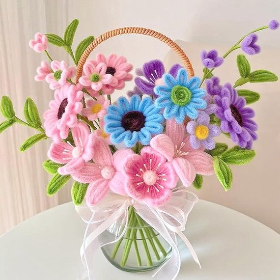 TOAOB 100 stuks Roze Pijpenragers Chenilledraad Pijpenragers om te Knutselen 30 cm Buigpluche Knutseldraad voor doe-het-zelf Decoratief Handwerk TOAOB 100 stuks Roze Pijpenragers Chenilledraad Pijpenragers om te Knutselen 30 cm Buigpluche Knutseldraad voor doe-het-zelf Decoratief Handwerk