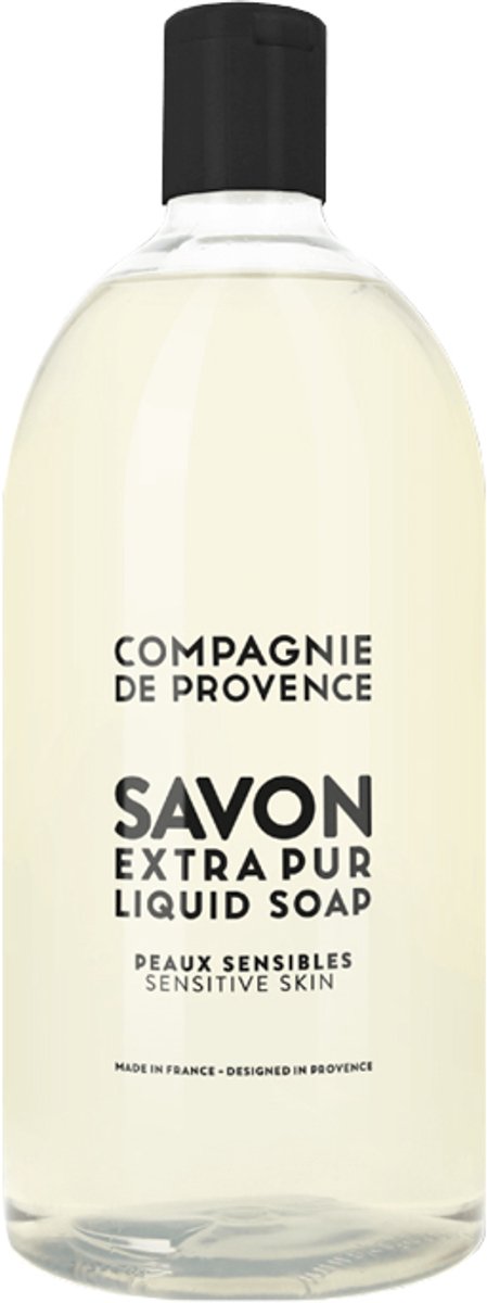 Compagnie De Provence Savon de Marseille vloeibare handzeep Sensitive Skin 1 liter navulling