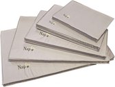 NapZZZ Benchkussen S 59x42x7 cm Orthopedisch Grijs