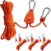 4 Pièces Cordes à Cliquet Réglable Avec Crochets 1/8 Tendeur Voile Ombrage Sangle A Cliquet Corde Pour Lampe Ou Plantes Aiperq 88659958