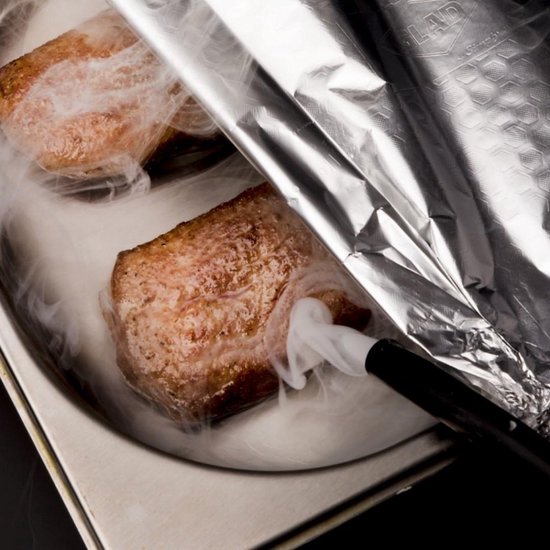 Wartmann Smoking gun mat zwart voor het koud-roken van gerechten [rookpistool] [koud-roken] [food-smoker] van Merkloos — afbeelding 2