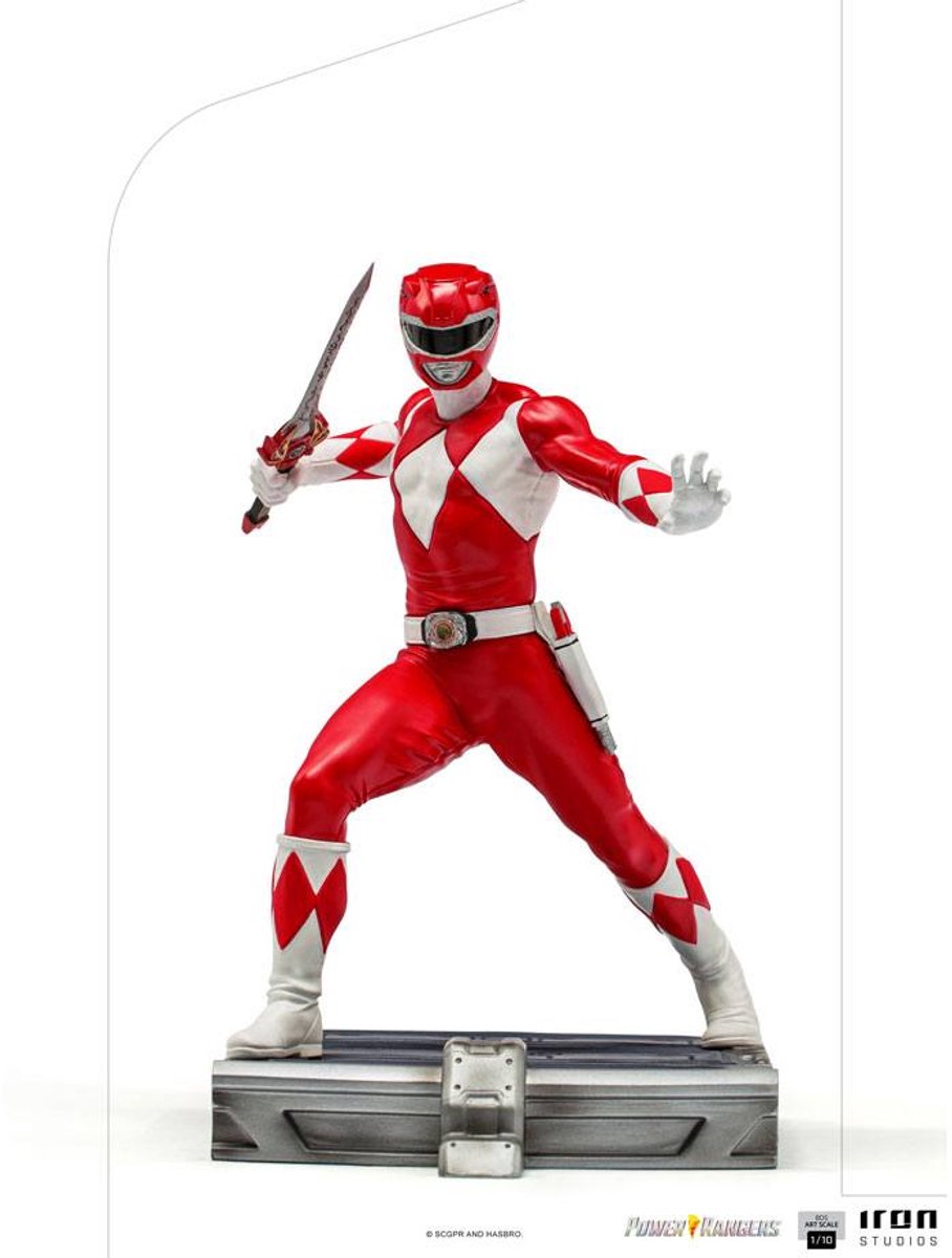 Iron Studios Power Rangers BDS Art Scale Statue 1/10 Red Ranger 17 cm Beeld