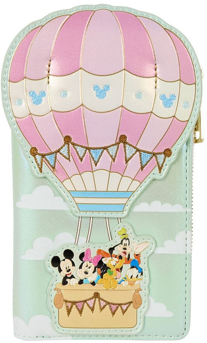 Loungefly Disney by Loungefly Wallet Mickey & Friends Hot Air Ballon Wallets