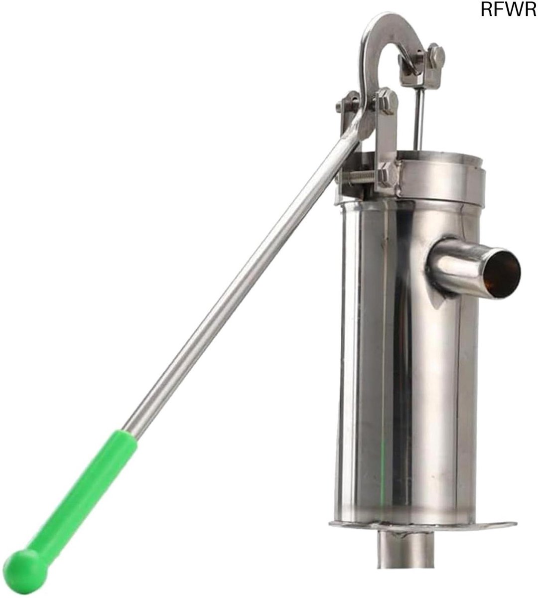 RFWR® Handmatige Waterpomp Set - Roestvrij Staal - Efficiënte Tuinirrigatie en Grondwaterpomp