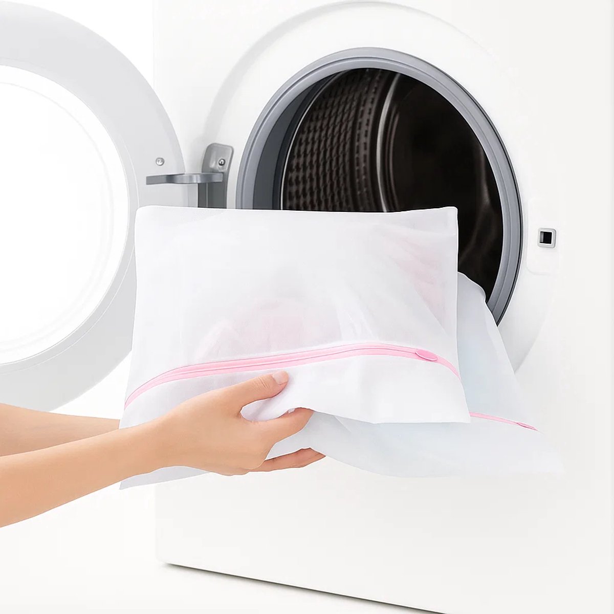 Goedkoopste Waszak Groot I Wasnet Met Rits I Waszak Wasmachine I Waszakken | Waszak Ondergoed I 50 x 60 cm