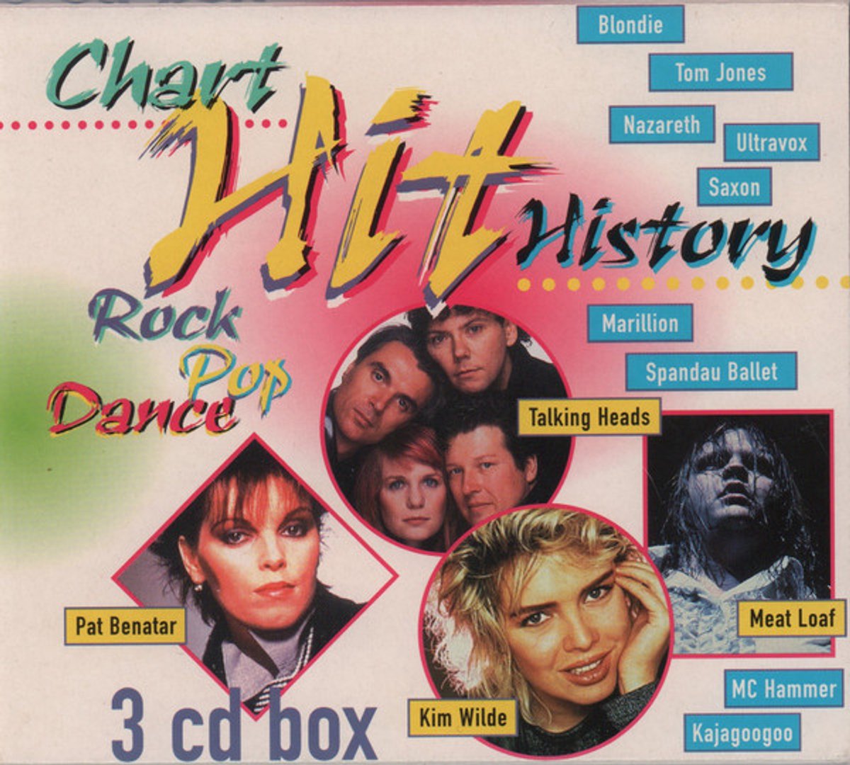 CHART HIT HISTORY   -  3CD'S