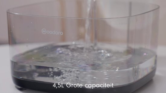 Gologi Drinkfontein Kat & Hond - 3,5l - Slimme Waterfontein Met App - Geruisloos - Zwart